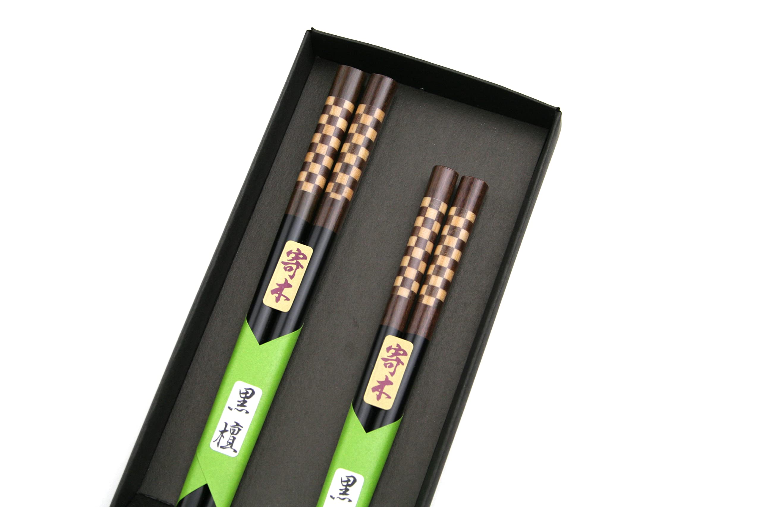 黒檀と栃ノ木寄せ木 高級箸｜黒檀と栃ノ木寄せ木高級箸